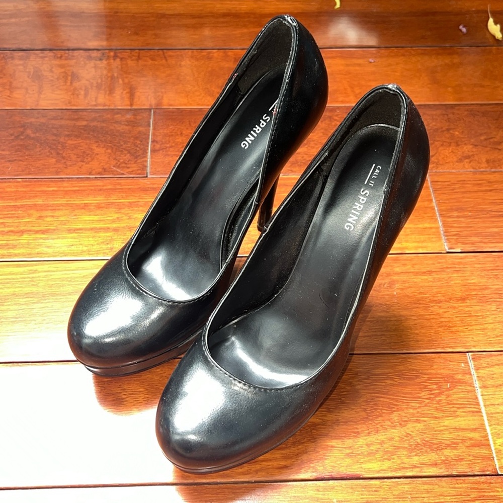 black heels